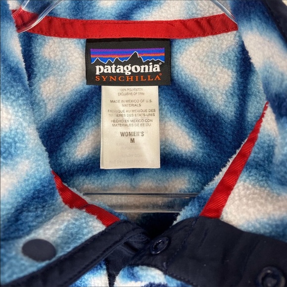 Patagonia T Snap Winter Tye Dye Fleece Size Medium - Picture 7 of 8